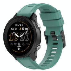 For Garmin Forerunner 955 22mm Solid Color Silicone Watch Band(Pine Green) For Garmin Forerunner 955 22mm Solid Color Silicone Watch Band(Pine Green)