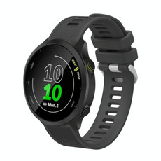 For Garmin Vivoactive 3 20mm Silicone Twill Watch Band(Grey) For Garmin Vivoactive 3 20mm Silicone Twill Watch Band(Grey)