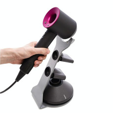 Punch Free Standing Hair Dryer Stand For Dyson 003 Silver