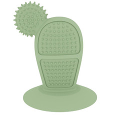 Bite Resistant Cactus Dog Molar Stick Sucker Tooth Cleaning Pet Toy(Avocado Green)