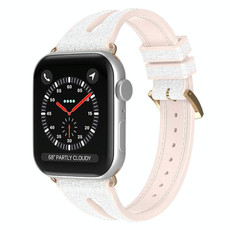 Slim Glitter Watch Band For Apple Watch Ultra 49mm&Watch Ultra 2 49mm / Series 9&8&7 45mm / SE 3&SE 2&6&SE&5&4 44mm / 3&2&1 42mm(Silver)