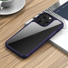 For iPhone 14 Pro Max TPU + PC Phone Case (Purple)