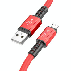 hoco X85 2.4A USB to Micro USB Strength Charging Data CableLength1m(Red)