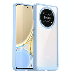For Honor X9 Colorful Series Acrylic + TPU Phone Case(Blue) For Honor X9 Colorful Series Acrylic + TPU Phone Case(Blue)