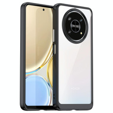 For Honor X9 5G Colorful Series Acrylic + TPU Phone Case(Black) For Honor X9 5G Colorful Series Acrylic + TPU Phone Case(Black)