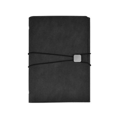 A5 Business Loose-leaf Notebook Office Stationery Leather PU Notepad(Deep Gray)