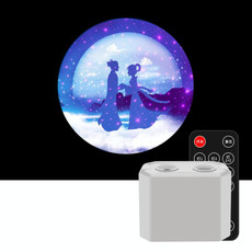 C210 Christmas / Halloween / Tanabata Colorful Laser Star Projection Light Night Light(Tanabata 2)