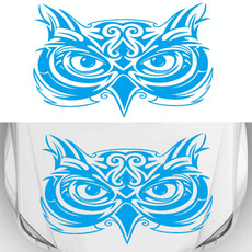 D-921 Eagle Totem Pattern Car Modified Decorative Sticker(Blue)