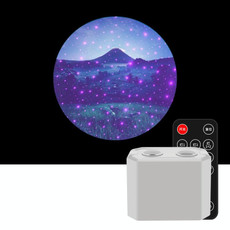 C210 Christmas / Halloween / Tanabata Colorful Laser Star Projection Light LED Night Light(Pastoral)