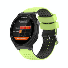For Garmin Forerunner 735XT Silicone Sports Two-Color Watch Band(Lime+Black) For Garmin Forerunner 735XT Silicone Sports Two-Color Watch Band(Lime+Black)