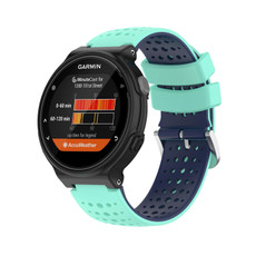 For Garmin Forerunner 735XT Silicone Sports Two-Color Watch Band(Water Duck+Blue) For Garmin Forerunner 735XT Silicone Sports Two-Color Watch Band(Water Duck+Blue)