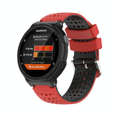 For Garmin Forerunner 735XT Silicone Sports Two-Color Watch Band(Red+Black) For Garmin Forerunner 735XT Silicone Sports Two-Color Watch Band(Red+Black)
