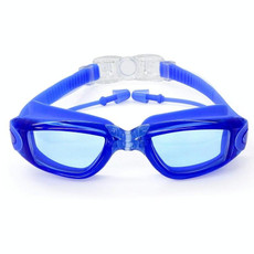HAIZID Children  HD Anti-fog Waterproof Myopia Swimming Goggles, Color: Optical Blue