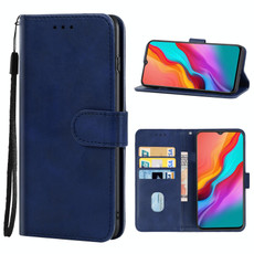 For Infinix Hot 8 / Hot 8 Lite Leather Phone Case(Blue)