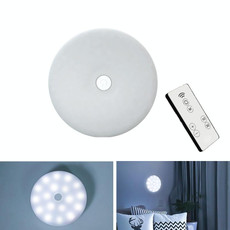 Mini Cabinet Night Light LED Sleep Emergency Wall Lamp, Style: Remote Control(White Light 6000K)