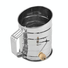 Hand-crank Oblique Flour Sieve Kitchen Baking Tools, Specification: Style Three