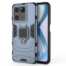 For OnePlus Ace Racing Magnetic Ring Holder PC + TPU Phone Case(Navy Blue)