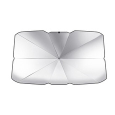 Car Windshield Telescopic Folding Thermal Insulation Parasol, Size: Small