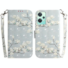 For OnePlus Nord CE 2 Lite 5G 3D Colored Horizontal Flip Leather Phone Case(Magnolia)