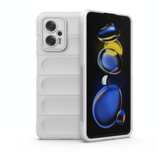 For Xiaomi Redmi Note 11T Pro Magic Shield TPU + Flannel Phone Case(White)