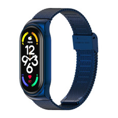 For Xiaomi Mi Band 7 / 7 NFC MIJOBS CS Milan Buckle Metal Watch Band(Blue)