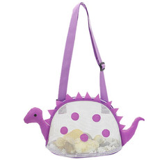 Dinosaur Children Beach Playing Sand Shell Storage Bag(Purple) Dinosaur Children Beach Playing Sand Shell Storage Bag(Purple)