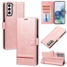 For Samsung Galaxy S21 FE 5G Classic Wallet Flip Leather Phone Case(Pink)