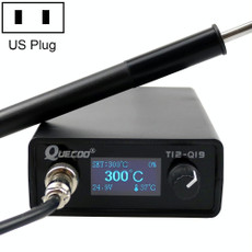 QUECOO 1.3 Inch Display Soldering Station with Handle, Set: US Plug (Q19+P9)