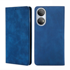 For Honor Play 30 Plus Skin Feel Magnetic Horizontal Flip Leather Phone Case(Blue)