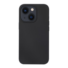 For iPhone 14 Plus Liquid Silicone Phone Case  (Black)