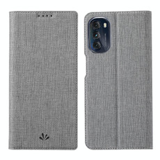 For Motorola Moto G 5G 2022 ViLi DMX Series Shockproof Magnetic Flip Leather Phone Case(Grey)