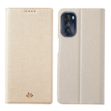 For Motorola Moto G 5G 2022 ViLi DMX Series Shockproof Magnetic Flip Leather Phone Case(Gold)