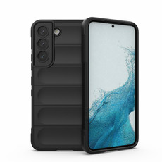 For Samsung Galaxy M23 5G Magic Shield TPU + Flannel Phone Case(Black)