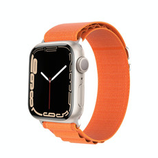 For Apple Watch 9 41mm DUX DUCIS GS Series Nylon Loop Watch Band(Orange)
