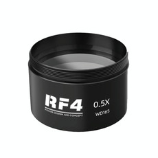 Ten-fold With Scale Microscope Wide-angle Eyepiece, RF4 0.5X microscope multiplier lens:600