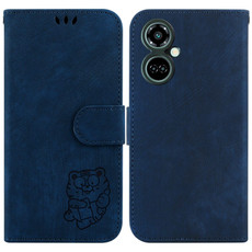 For Tecno Camon 19 Pro 5G Little Tiger Embossed Leather Phone Case(Dark Blue) For Tecno Camon 19 Pro 5G Little Tiger Embossed Leather Phone Case(Dark Blue)