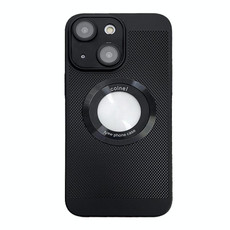 For iPhone 13 Cooling MagSafe Magnifier Phone Case(Black)