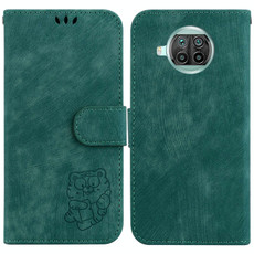 For Xiaomi Mi 10T Lite 5G / Mi 10i 5G Little Tiger Embossed Leather Phone Case(Green)