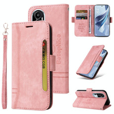 For OPPO Reno10 5G Global/Reno10 Pro 5G Global BETOPNICE Dual-side Buckle Leather Phone Case(Pink)