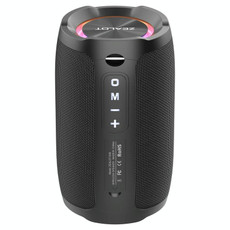 Zealot S49 Outdoor Portable Wireless Bluetooth Speaker with RGB Light(Black)