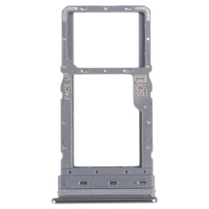 For Motorola Moto G Stylus 2021 SIM Card Tray + Micro SD Card Tray (Silver)