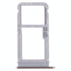 For Motorola Moto G Fast SIM Card Tray + Micro SD Card Tray (Silver)