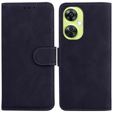 For OnePlus Nord CE 3 Lite/Nord N30 Skin Feel Pure Color Flip Leather Phone Case(Black) For OnePlus Nord CE 3 Lite/Nord N30 Skin Feel Pure Color Flip Leather Phone Case(Black)