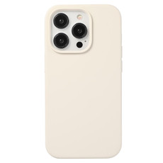 For iPhone 13 Pro Max Liquid Silicone Phone Case(Antique White)