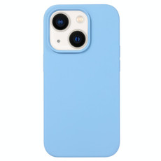 For iPhone 14 Liquid Silicone Phone Case(Azure Blue) For iPhone 14 Liquid Silicone Phone Case(Azure Blue)
