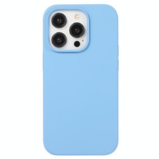 For iPhone 14 Pro Max Liquid Silicone Phone Case(Azure Blue) For iPhone 14 Pro Max Liquid Silicone Phone Case(Azure Blue)