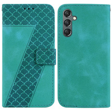 For Samsung Galaxy A25 5G 7-shaped Embossed Leather Phone Case(Green) For Samsung Galaxy A25 5G 7-shaped Embossed Leather Phone Case(Green)