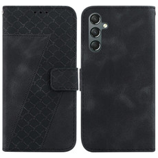 For Samsung Galaxy A25 5G 7-shaped Embossed Leather Phone Case(Black) For Samsung Galaxy A25 5G 7-shaped Embossed Leather Phone Case(Black)
