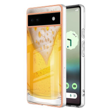 For Google Pixel 6a Electroplating Dual-side IMD Phone Case(Draft Beer) For Google Pixel 6a Electroplating Dual-side IMD Phone Case(Draft Beer)