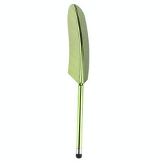 Electroplated Feather Stylus Pen(Green)